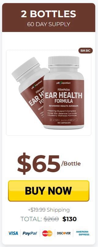 PillowPotion EarHealth Formula    60-day supply – order now