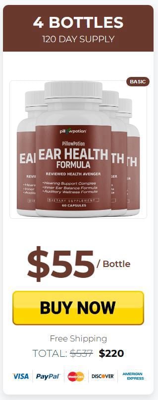 PillowPotion EarHealth Formula -  90-day – order now